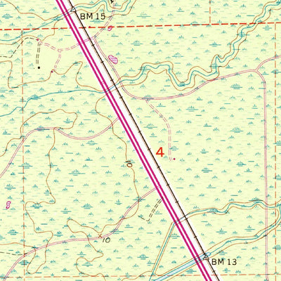 United States Geological Survey Lebanon Station, FL (1955, 24000-Scale) digital map
