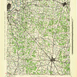 United States Geological Survey Lebanon, TN (1942, 100000-Scale) digital map