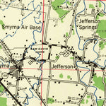 United States Geological Survey Lebanon, TN (1942, 100000-Scale) digital map