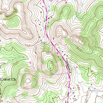 United States Geological Survey Lebanon, TN (1951, 24000-Scale) digital map