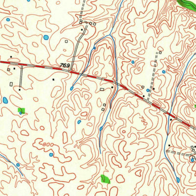 United States Geological Survey Lebanon West, KY (1953, 24000-Scale) digital map