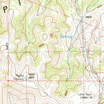 United States Geological Survey Lebec, CA (1991, 24000-Scale) digital map