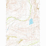 United States Geological Survey Lebo Lake, MT (1972, 24000-Scale) digital map