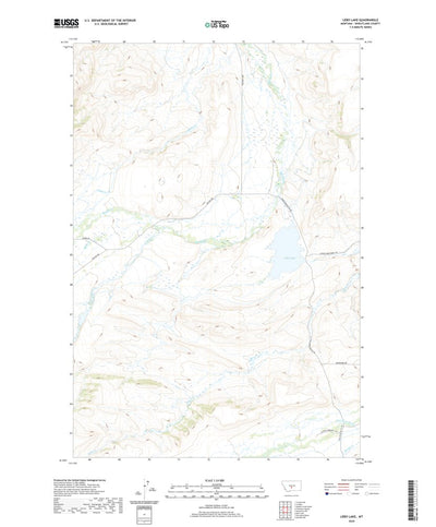 United States Geological Survey Lebo Lake, MT (2020, 24000-Scale) digital map