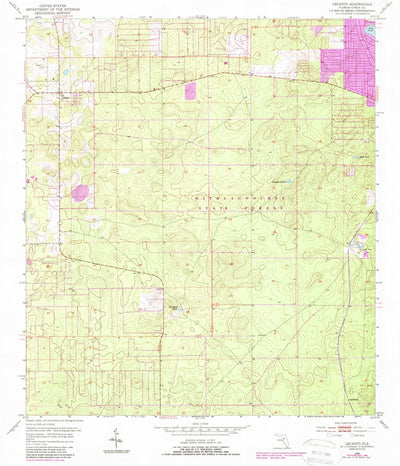 United States Geological Survey Lecanto, FL (1954, 24000-Scale) digital map