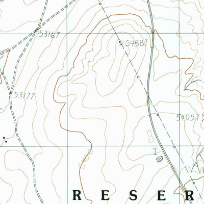 United States Geological Survey Lechee Rock, AZ (1985, 24000-Scale) digital map