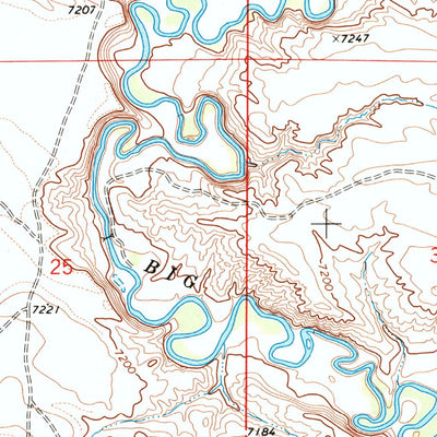 United States Geological Survey Leckie SW, WY (1969, 24000-Scale) digital map