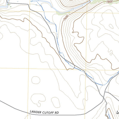 United States Geological Survey Leckie, WY (2023, 24000-Scale) digital map