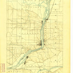 United States Geological Survey Leclaire, IA-IL (1893, 62500-Scale) digital map