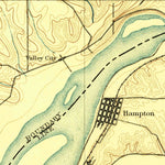 United States Geological Survey Leclaire, IA-IL (1893, 62500-Scale) digital map