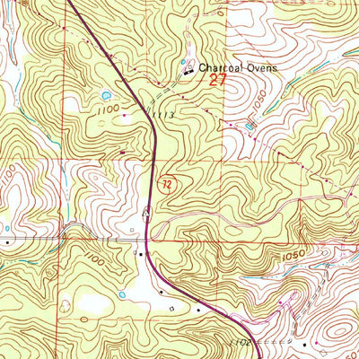 United States Geological Survey Lecoma, MO (1963, 24000-Scale) digital map