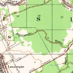 United States Geological Survey Lecompte, LA (1935, 62500-Scale) digital map