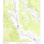 United States Geological Survey Lecompte, LA (1957, 62500-Scale) digital map