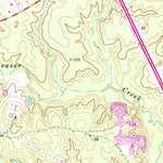 United States Geological Survey Lecompte, LA (1972, 24000-Scale) digital map