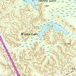 United States Geological Survey Lecompte, LA (1972, 24000-Scale) digital map