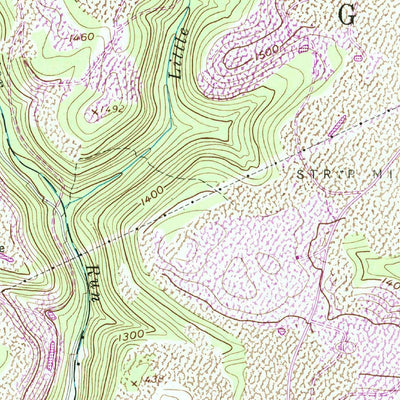 United States Geological Survey Lecontes Mills, PA (1959, 24000-Scale) digital map
