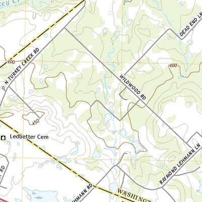 United States Geological Survey Ledbetter, TX (2022, 24000-Scale) digital map