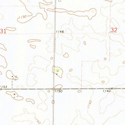 United States Geological Survey Ledyard, IA (1972, 24000-Scale) digital map