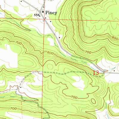 United States Geological Survey Lee Mountain, AR (1963, 24000-Scale) digital map