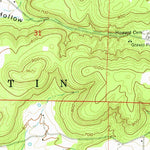 United States Geological Survey Lee Mountain, AR (1963, 24000-Scale) digital map