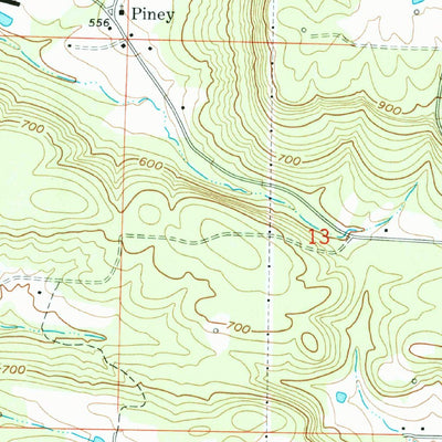 United States Geological Survey Lee Mountain, AR (1993, 24000-Scale) digital map