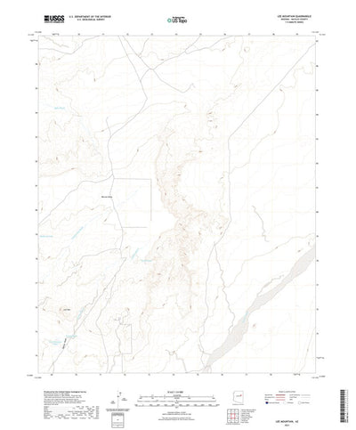 United States Geological Survey Lee Mountain, AZ (2021, 24000-Scale) digital map