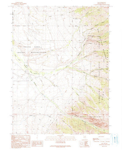 United States Geological Survey Lee, NV (1990, 24000-Scale) digital map