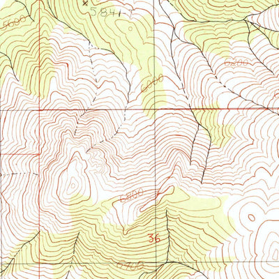 United States Geological Survey Lee Peak, NV (1990, 24000-Scale) digital map