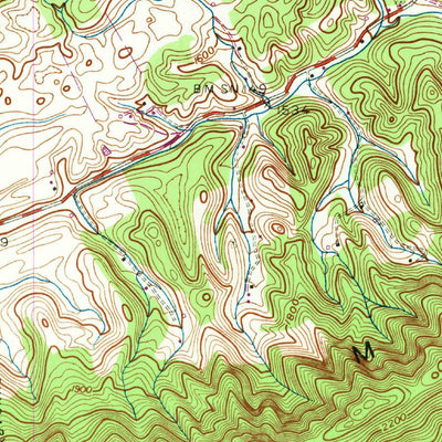 United States Geological Survey Lee Valley, TN (1939, 24000-Scale) digital map