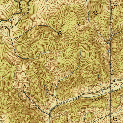 United States Geological Survey Lee Valley, TN (1940, 24000-Scale) digital map