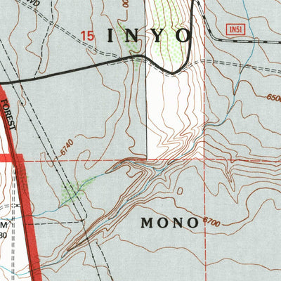 United States Geological Survey Lee Vining, CA (1994, 24000-Scale) digital map