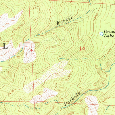 United States Geological Survey Leech Lake Mountain, CA (1966, 24000-Scale) digital map