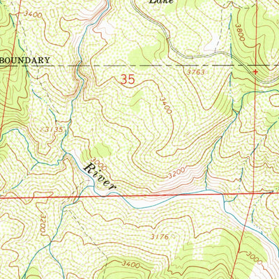 United States Geological Survey Leech Lake Mountain, CA (1966, 24000-Scale) digital map