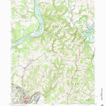 United States Geological Survey Leechburg, PA (1954, 24000-Scale) digital map