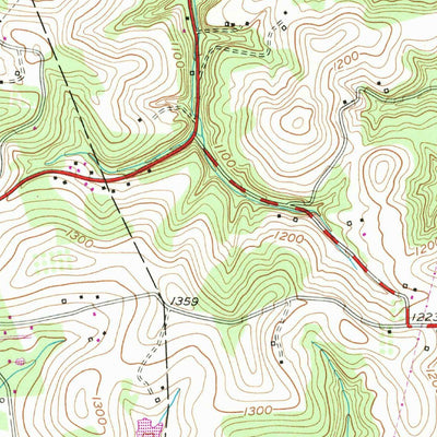 United States Geological Survey Leechburg, PA (1954, 24000-Scale) digital map