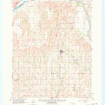 United States Geological Survey Leedey, OK (1961, 62500-Scale) digital map