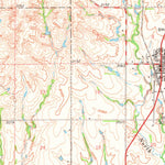 United States Geological Survey Leedey, OK (1961, 62500-Scale) digital map