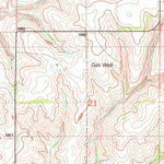 United States Geological Survey Leedey, OK (1987, 24000-Scale) digital map