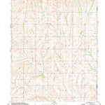 United States Geological Survey Leedey SW, OK (1987, 24000-Scale) digital map