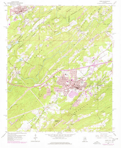 United States Geological Survey Leeds, AL (1959, 24000-Scale) digital map