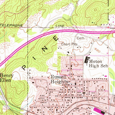 United States Geological Survey Leeds, AL (1959, 24000-Scale) digital map