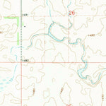 United States Geological Survey Leeds NE, ND (1971, 24000-Scale) digital map