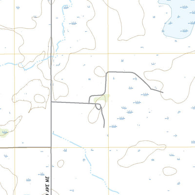 United States Geological Survey Leeds NE, ND (2020, 24000-Scale) digital map