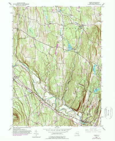 United States Geological Survey Leeds, NY (1953, 24000-Scale) digital map