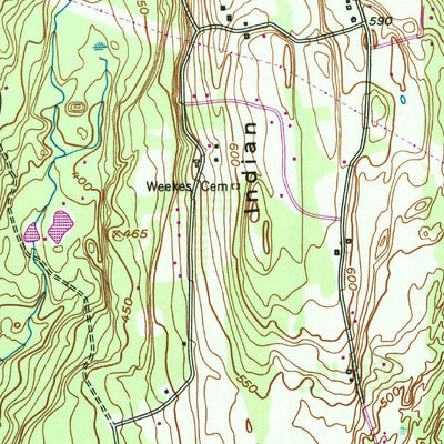 United States Geological Survey Leeds, NY (1953, 24000-Scale) digital map
