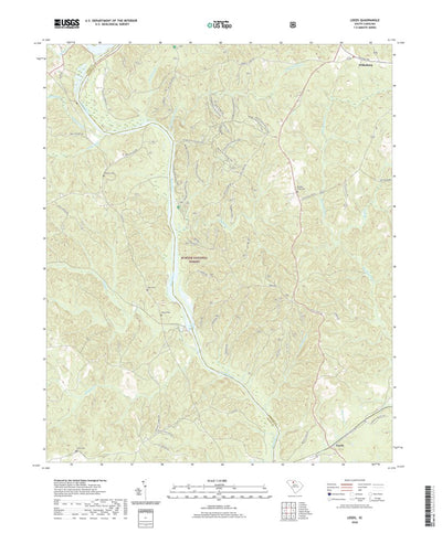 United States Geological Survey Leeds, SC (2020, 24000-Scale) digital map