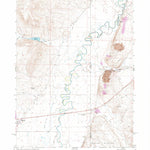 United States Geological Survey Leefe, WY-UT (1969, 24000-Scale) digital map