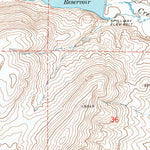 United States Geological Survey Leefe, WY-UT (1969, 24000-Scale) digital map