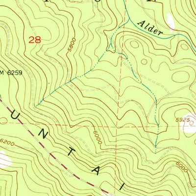 United States Geological Survey Leek Spring Hill, CA (1951, 24000-Scale) digital map