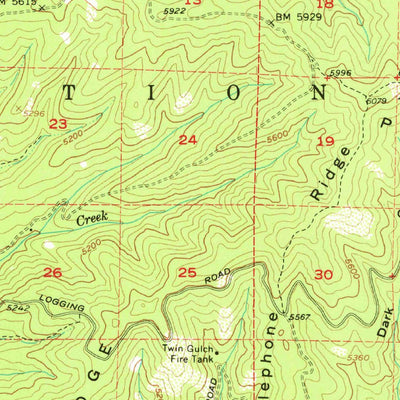 United States Geological Survey Leek Spring Hill, CA (1951, 62500-Scale) digital map